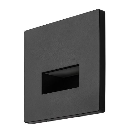 Rabalux - LED laiptų šviestuvas LED/1W/230V 3000/4500/6500K juodas