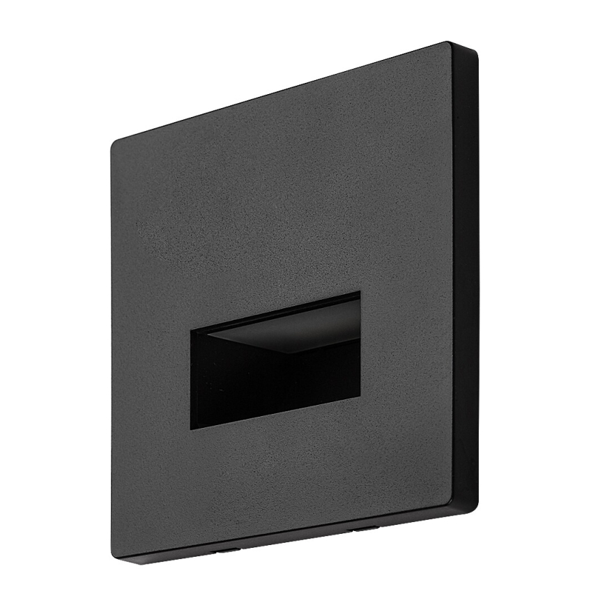 Rabalux - LED laiptų šviestuvas LED/1W/230V 3000/4500/6500K juodas