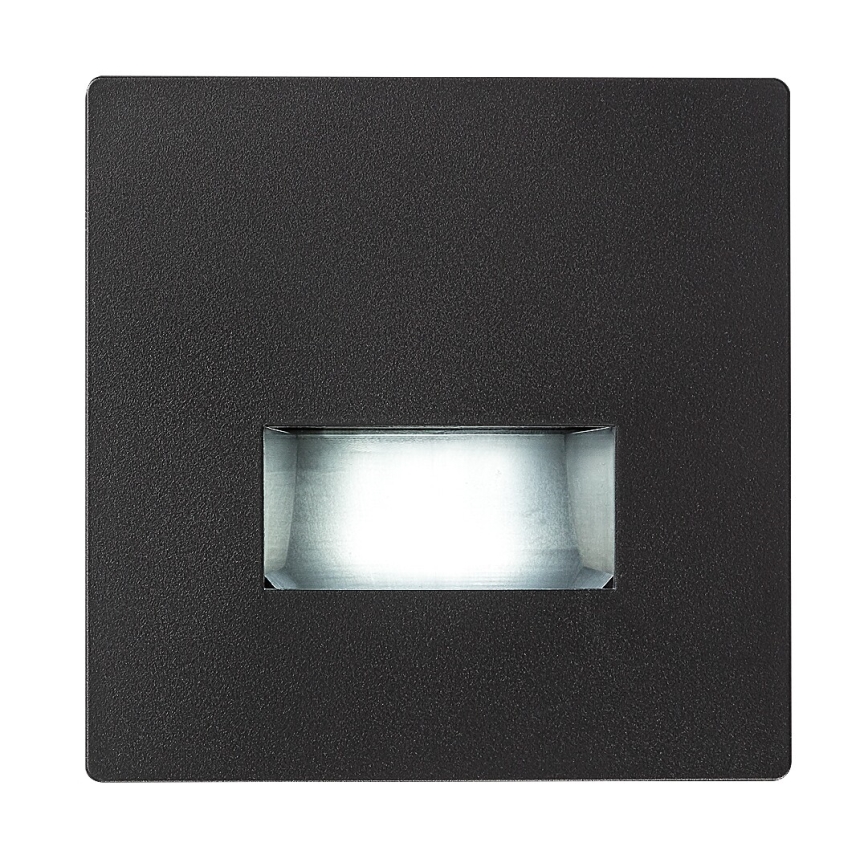 Rabalux - LED laiptų šviestuvas LED/1W/230V 3000/4500/6500K juodas
