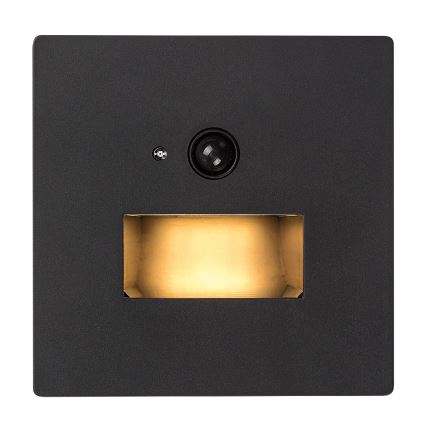 Rabalux - LED laiptų šviestuvas su judesio ir sumrėkimo jutikliu LED/1W/230V 3000/4500/6500K juodas