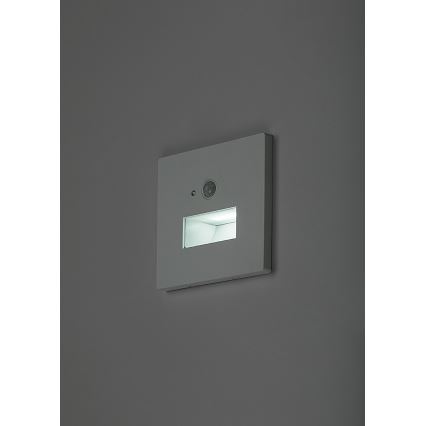 Rabalux - LED laiptų šviestuvas su judesio ir sutemų jutikliu LED/1W/230V 3000/4500/6500K baltas