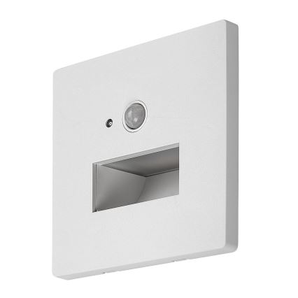 Rabalux - LED laiptų šviestuvas su judesio ir sutemų jutikliu LED/1W/230V 3000/4500/6500K baltas