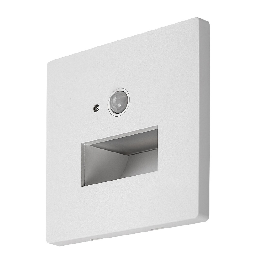 Rabalux - LED laiptų šviestuvas su judesio ir sutemų jutikliu LED/1W/230V 3000/4500/6500K baltas