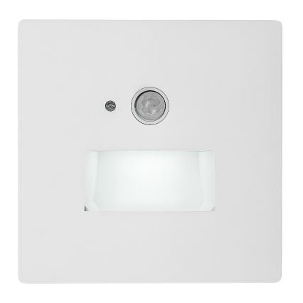 Rabalux - LED laiptų šviestuvas su judesio ir sutemų jutikliu LED/1W/230V 3000/4500/6500K baltas