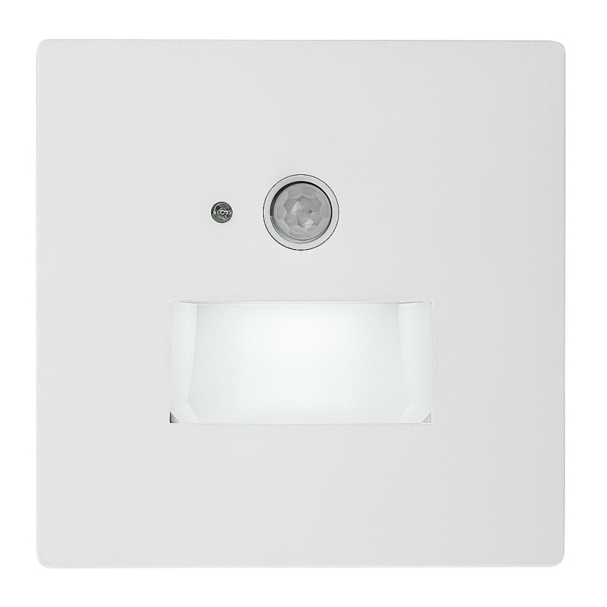 Rabalux - LED laiptų šviestuvas su judesio ir sutemų jutikliu LED/1W/230V 3000/4500/6500K baltas