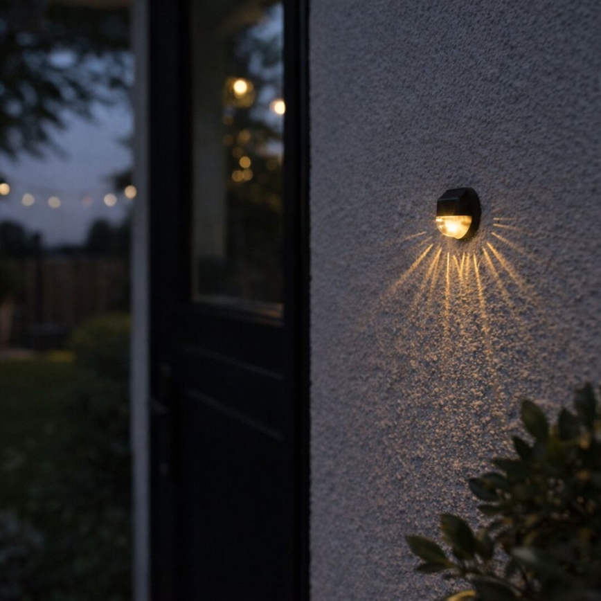 Rabalux - Rinkinys 2 vnt. saulės energija maitinamas sieninis LED šviestuvas LED/0,06W/1,2V 300 mAh IP44