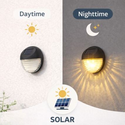 Rabalux - Rinkinys 2 vnt. saulės energija maitinamas sieninis LED šviestuvas LED/0,06W/1,2V 300 mAh IP44