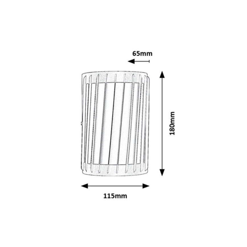 Rabalux - LED lauko sieninis šviestuvas LED/6W/230V IP54