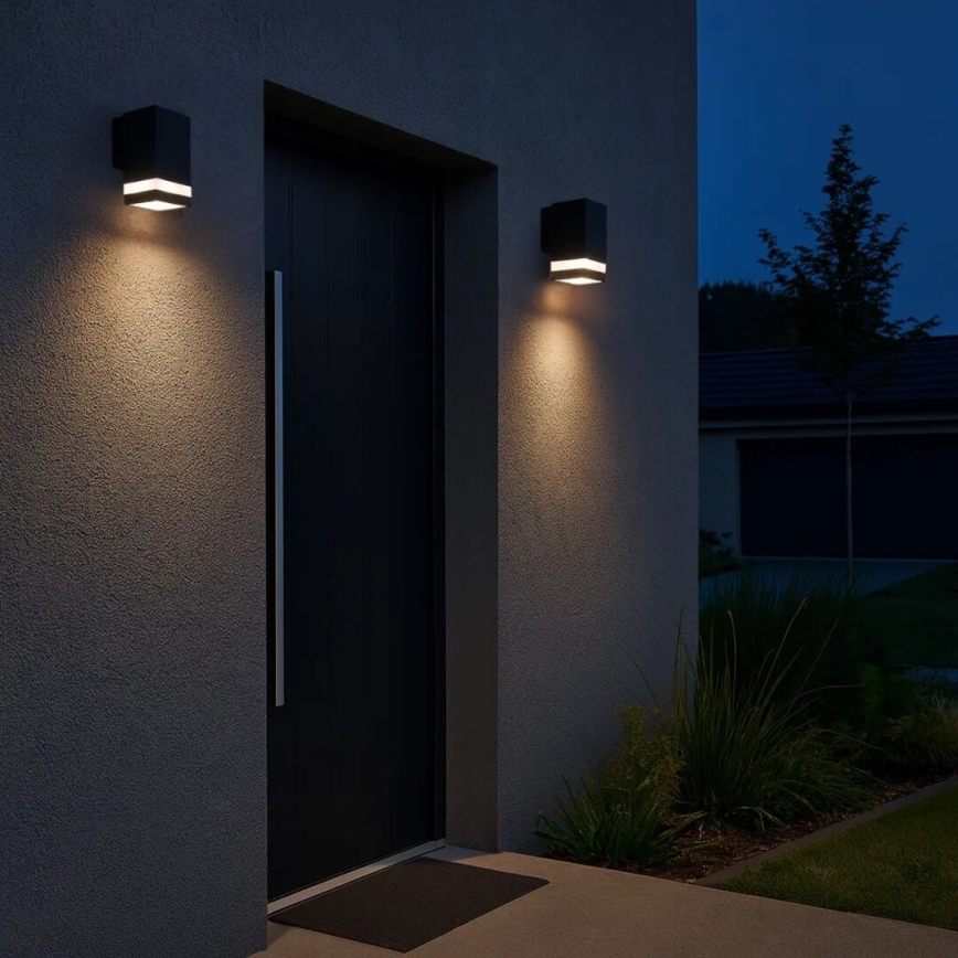 Rabalux - LED lauko sieninis šviestuvas LED/9W/230V IP65 antracitas