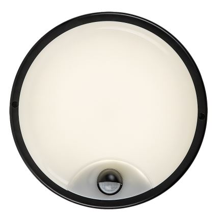 Rabalux - LED lauko sieninis šviestuvas su judesio jutikliu LED/18W/230V IP65 juodas