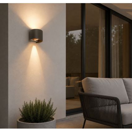 Rabalux - LED Lauko sieninis šviestuvas LED/5W/230V 2700/4000/6500K IP54 smėlio spalvos