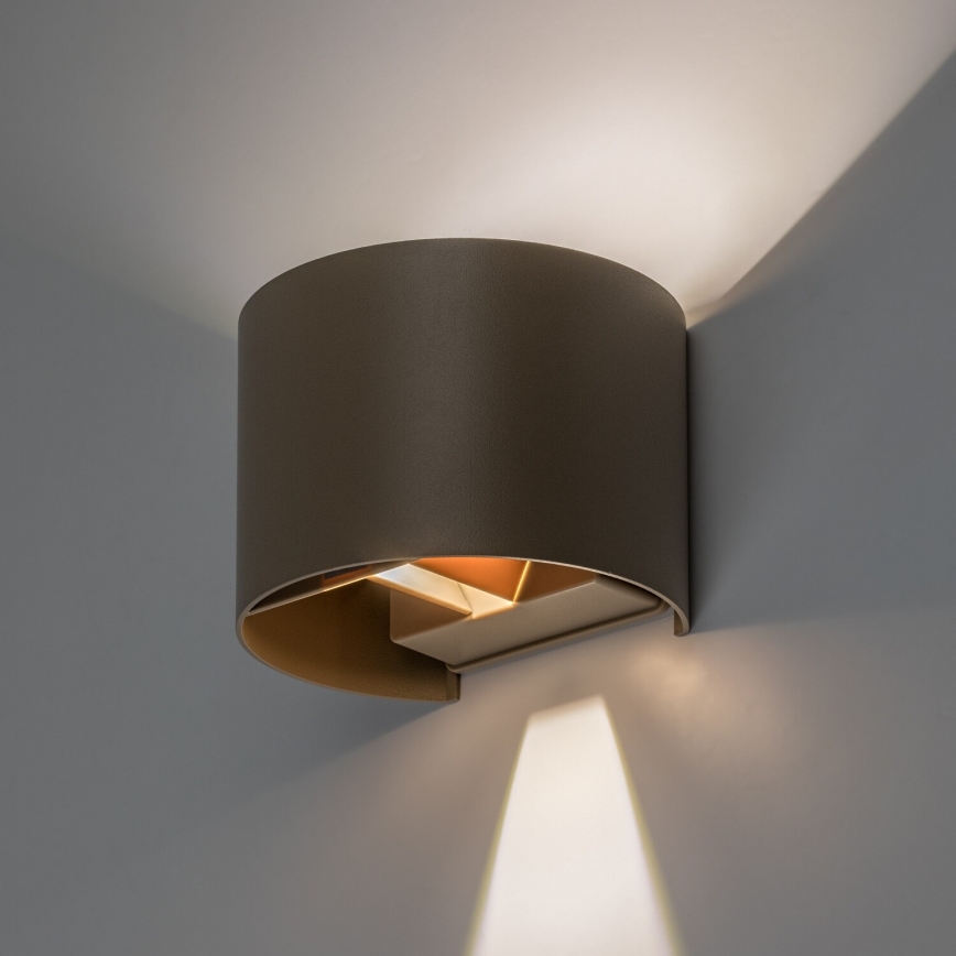 Rabalux - LED Lauko sieninis šviestuvas LED/5W/230V 2700/4000/6500K IP54 smėlio spalvos