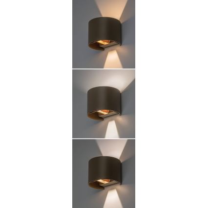 Rabalux - LED Lauko sieninis šviestuvas LED/5W/230V 2700/4000/6500K IP54 smėlio spalvos