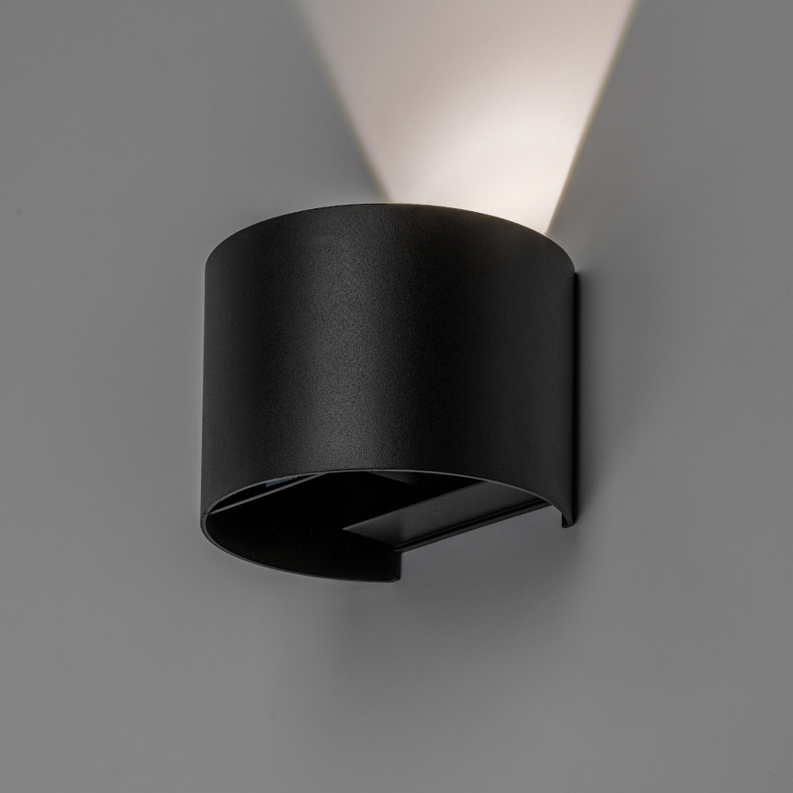 Rabalux - LED Lauko sieninis šviestuvas LED/5W/230V 2700/4000/6500K IP54 juodas
