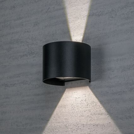 Rabalux - LED Lauko sieninis šviestuvas LED/5W/230V 2700/4000/6500K IP54 juodas