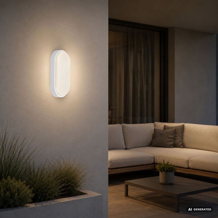 Rabalux - LED Lauko sieninis šviestuvas LED/14W/230V IP54 balta