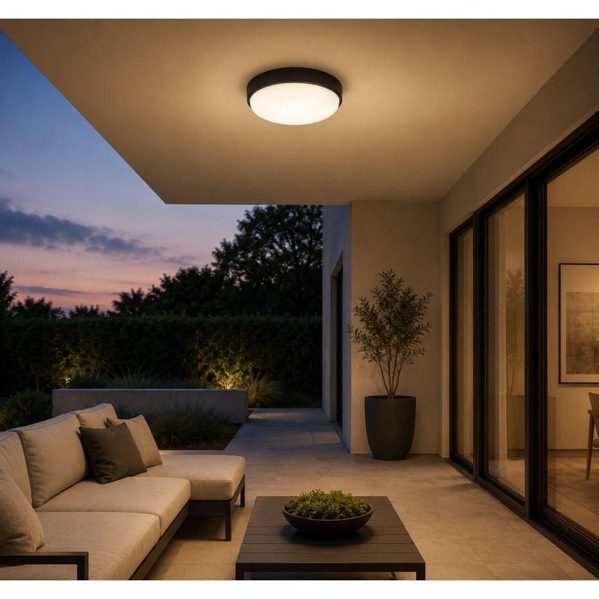Rabalux - LED Lauko lubinis šviestuvas LED/14W/230V IP54 juodas