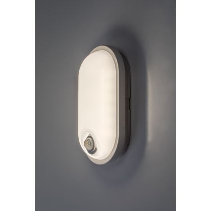 Rabalux - LED lauko lubinis šviestuvas su jutikliu LED/15W/230V IP65 balta