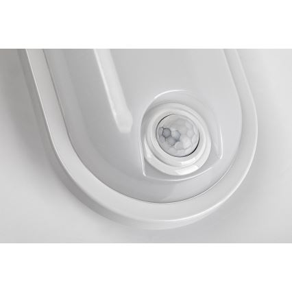Rabalux - LED lauko lubinis šviestuvas su jutikliu LED/15W/230V IP65 balta