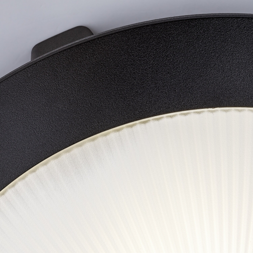 Rabalux - Lauko lubinis šviestuvas su judesio jutikliu 1xE27/9W/230V IP65 skersmuo 30 cm juodas