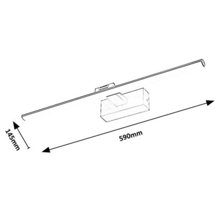 Rabalux - LED paveikslų šviestuvas LED/12W/230V 3000K 59 cm