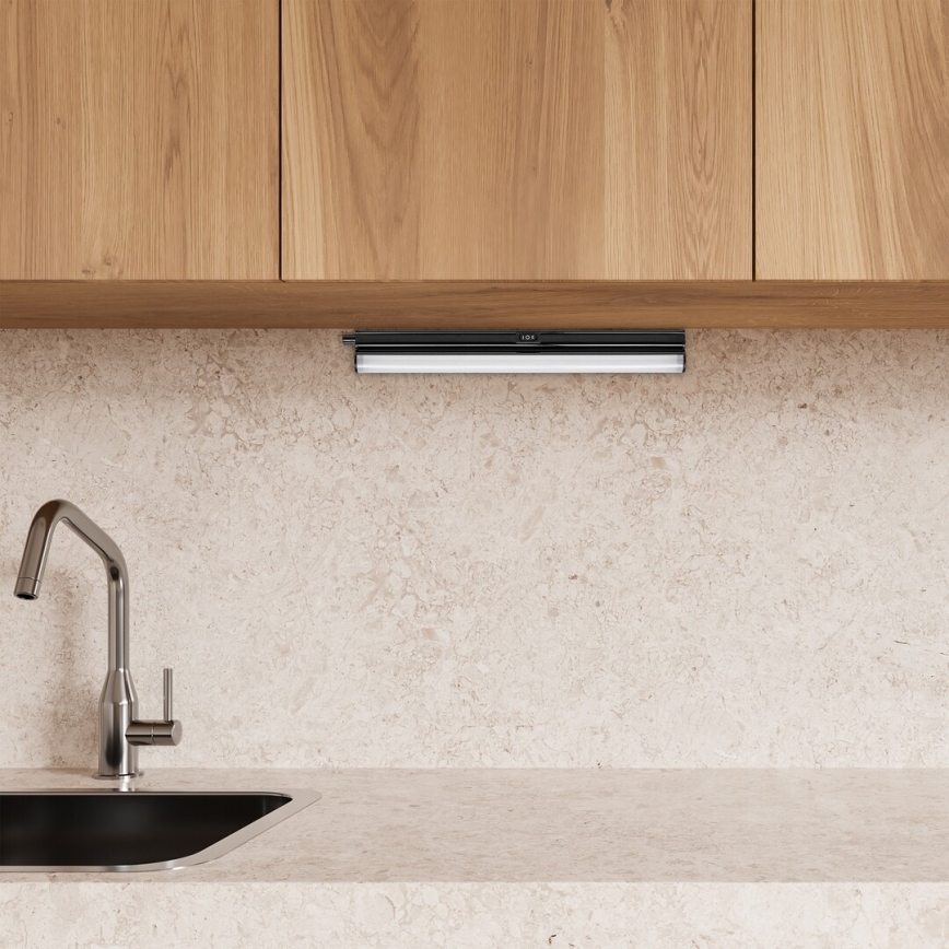 Rabalux - LED virtuvės šviestuvas, kabinamas po spintele LED/4W/230V 3000/4000K juoda