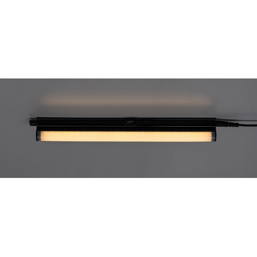 Rabalux - LED virtuvės šviestuvas, kabinamas po spintele LED/4W/230V 3000/4000K juoda