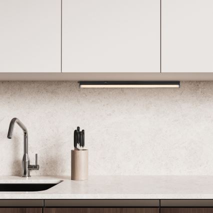 Rabalux - LED virtuvės šviestuvas, kabinamas po spintele LED/8W/230V 3000/4000K juoda