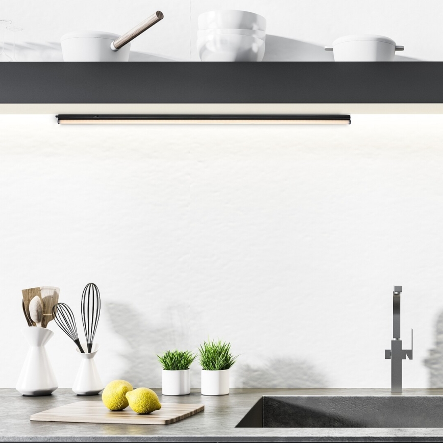 Rabalux - LED virtuvės šviestuvas, kabinamas po spintele LED/16W/230V 3000/4000K juoda