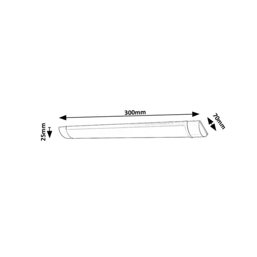 Rabalux - LED šviestuvas po spintelėmis LED/10W/230V 30 cm