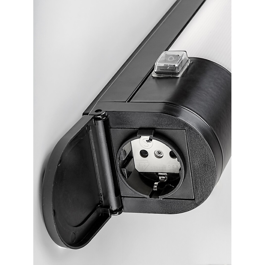 Rabalux - LED Virtuvės šviestuvas, montuojamas po spintelėmis, su stalčiumi LED/17W/230V 4000K IP44 juoda 57 cm
