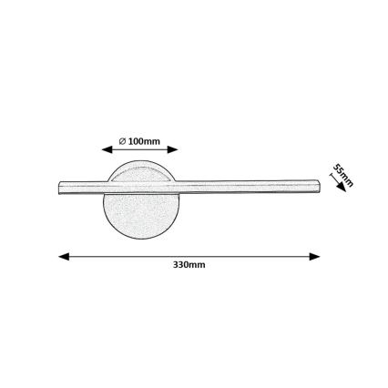 Rabalux - LED sieninis šviestuvas LED/6W/230V 4000K
