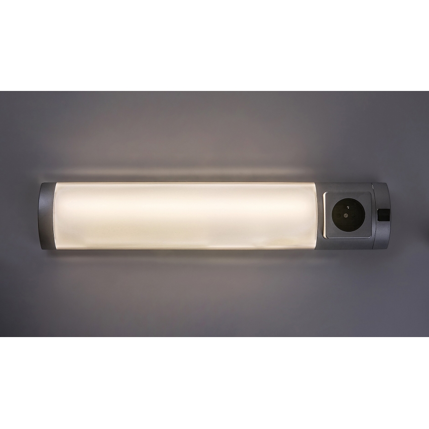 Rabalux - LED Virtuvės šviestuvas, montuojamas po spintelėmis, su stalčiumi LED/5W/230V 4000K 45 cm sidabras