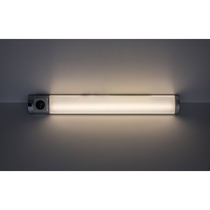 Rabalux - LED Virtuvės šviestuvas, montuojamas po spintelėmis, su stalčiumi LED/8W/230V 4000K 68 cm sidabras