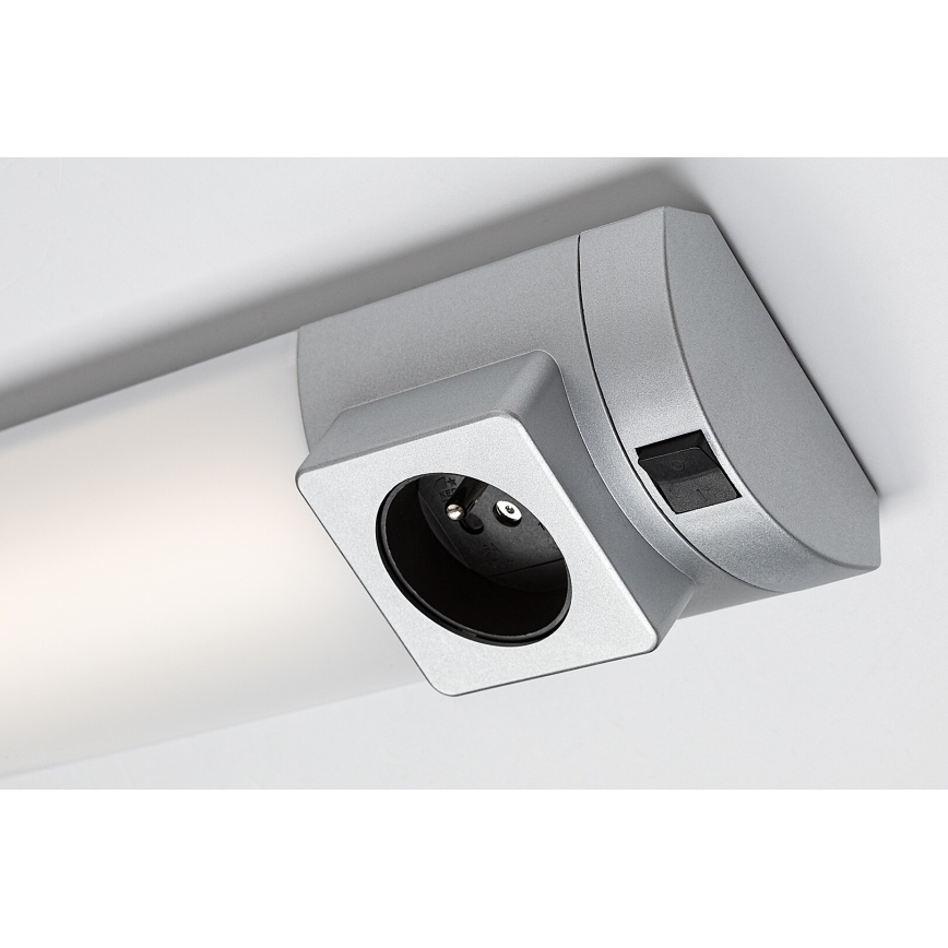 Rabalux - LED Virtuvės šviestuvas, montuojamas po spintelėmis, su stalčiumi LED/8W/230V 4000K 68 cm sidabras