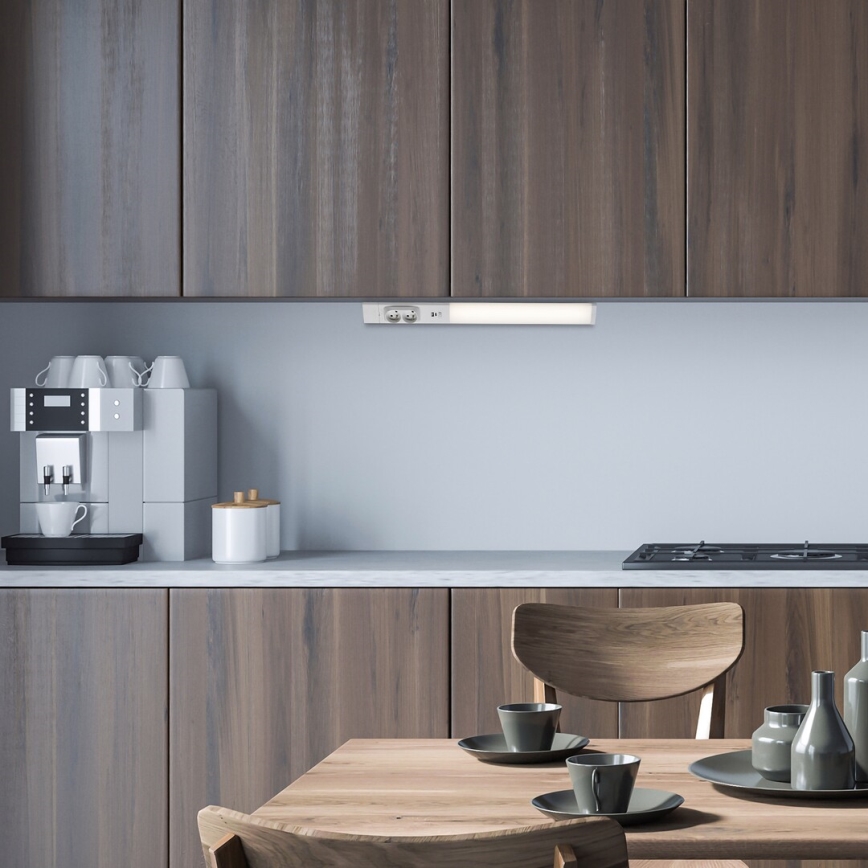Rabalux - LED Virtuvės šviestuvas, montuojamas po spintelėmis, su stalčiais LED/18W/230V 4000K 60 cm balta
