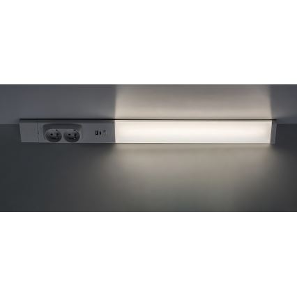 Rabalux - LED Virtuvės šviestuvas, montuojamas po spintelėmis, su stalčiais LED/18W/230V 4000K 60 cm balta