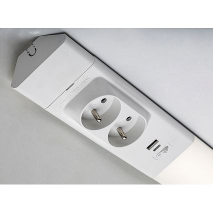 Rabalux - LED Virtuvės šviestuvas, montuojamas po spintelėmis, su stalčiais LED/18W/230V 4000K 60 cm balta