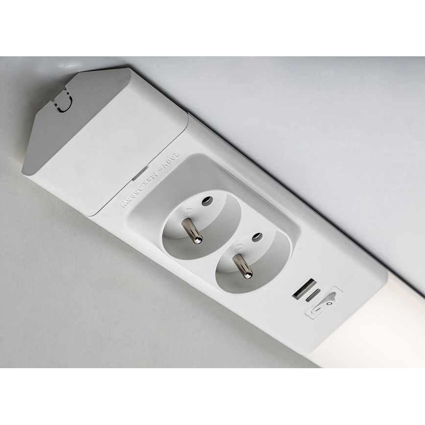 Rabalux - LED Virtuvės šviestuvas, montuojamas po spintelėmis, su stalčiais LED/18W/230V 4000K 60 cm balta