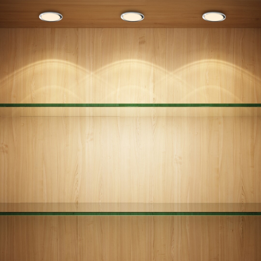 Rabalux - KOMPLEKTAS 3x LED šviesos reguliavimas spintelė apšvietimas 3xLED/1W/230V 4000K