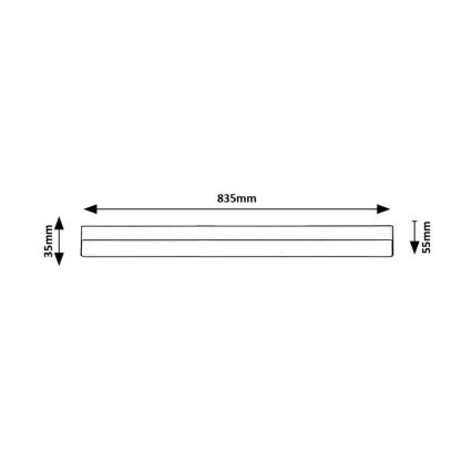 Rabalux - LED virtuvės šviestuvas, kabinamas po spintele LED/20W/230V 4000K 83 cm balta