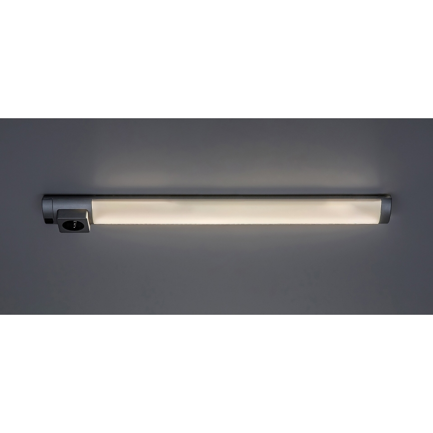 Rabalux - LED Virtuvės šviestuvas, montuojamas po spintelėmis, su stalčiumi LED/8W/230V 4000K 68 cm matinis chromas