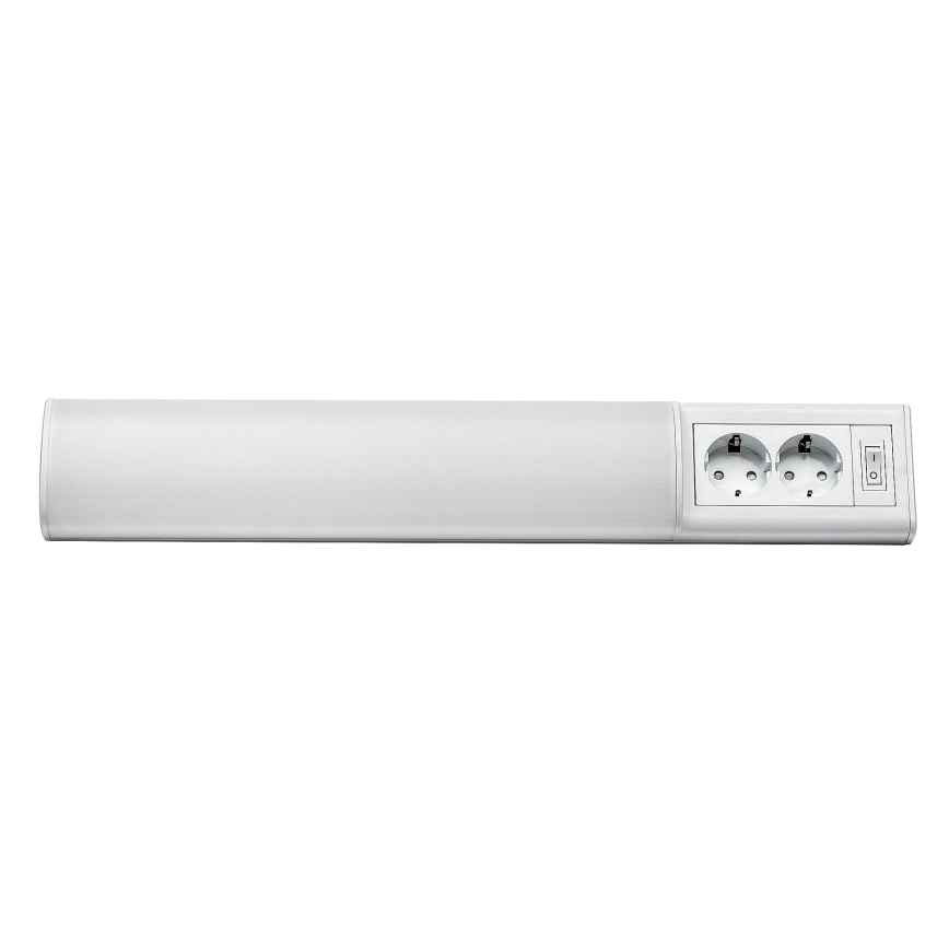 Rabalux - LED virtuvės šviestuvas, kabinamas po spintele su 2 lizdais LED/10W/230V 4000K 50 cm balta