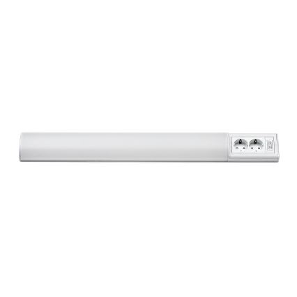 Rabalux - LED virtuvės šviestuvas, kabinamas po spintele su 2 lizdais LED/15W/230V 4000K 70 cm balta