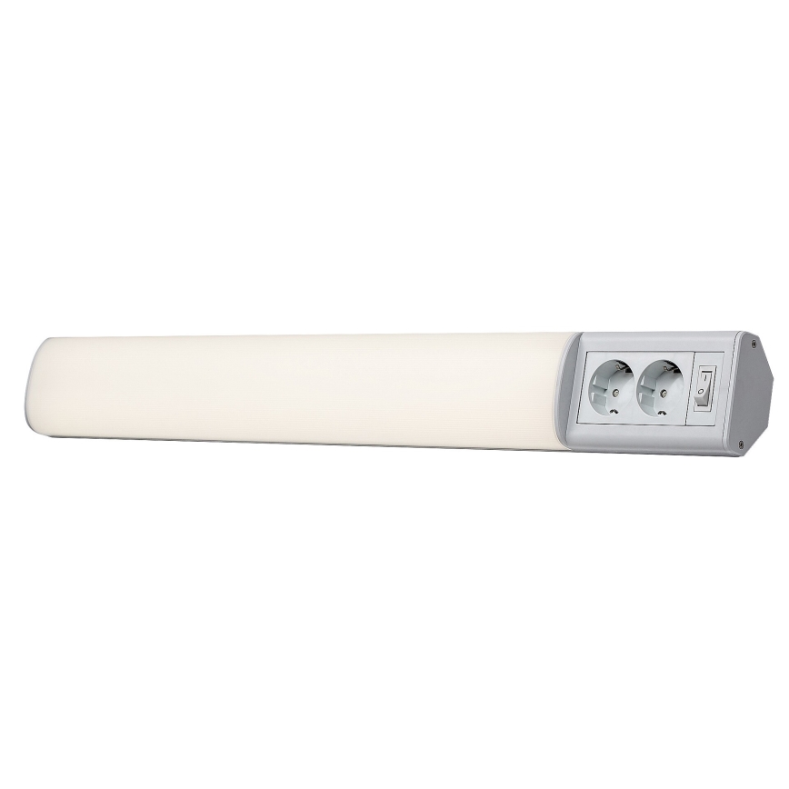 Rabalux - LED virtuvės šviestuvas, kabinamas po spintele su 2 lizdais LED/15W/230V 4000K 70 cm balta