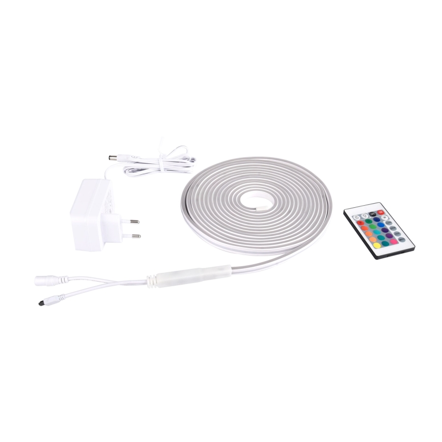Rabalux - LED RGBW Reguliuojama juostelė LED/21W/230V 5 m IP67 + nuotolinio valdymo pultas