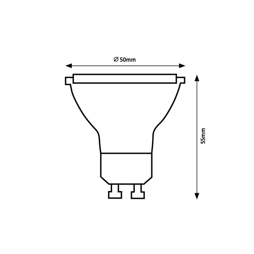 Rabalux - LED lemputė GU10/5W/230V 4000K Energijos klasė A
