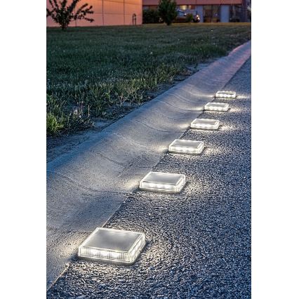 Rabalux 8104 - LED lauko šviestuvas, įkraunamas saulės energija BILBAO LED/1,5W/3,2V 4000K IP67