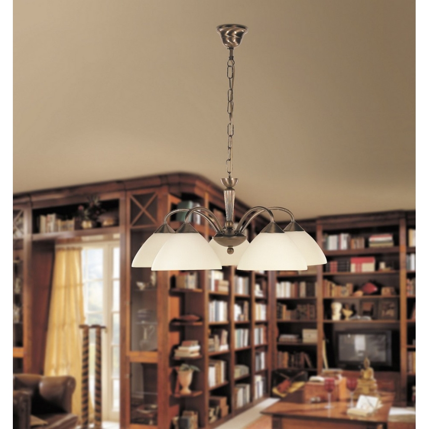 Rabalux - Sietynas, kabinamas ant grandinės 5xE14/40W/230V