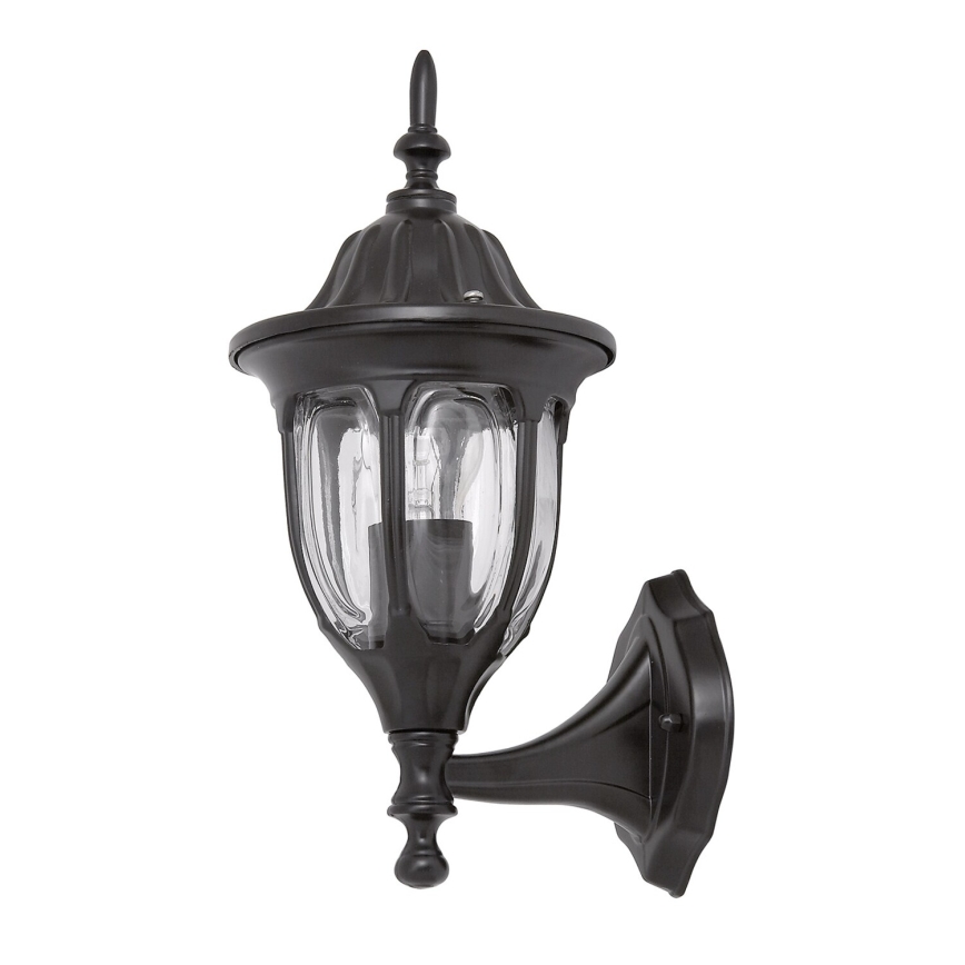 Rabalux - Lauko sieninis šviestuvas 1xE27/60W/230V IP43 juodas